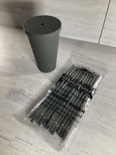 Strata Classic Tumblers 12 Pack 16oz Acrylic Insulated BPA FREE BLACK (6922814226615)
